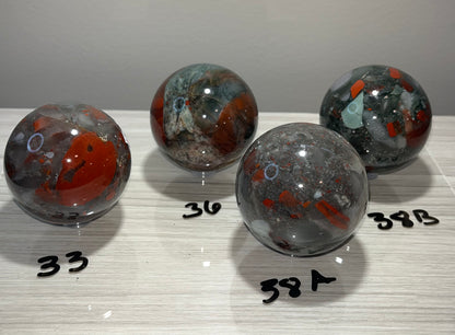 Bloodstone Spheres