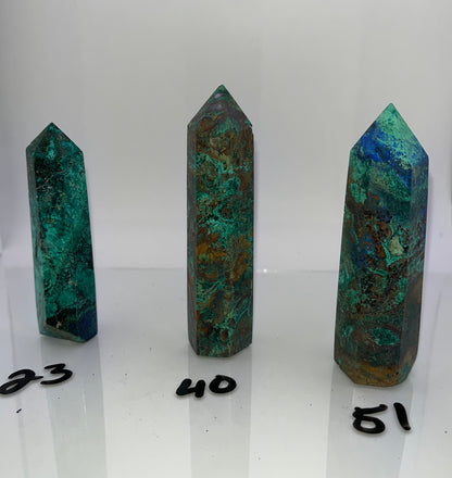 Chrysocolla Towers, Natural