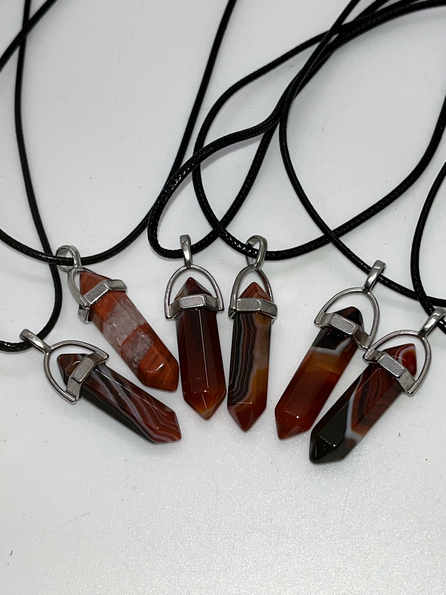 Carnelian Agate Pendant Necklace