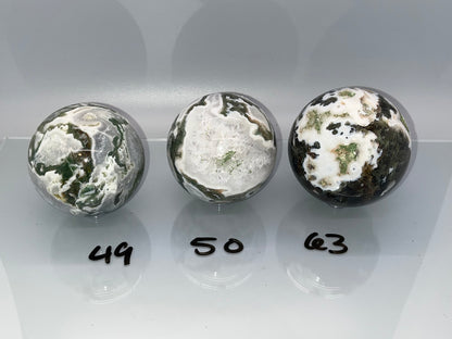 Moss Agate Spheres