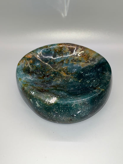 Moss Agate Bowl