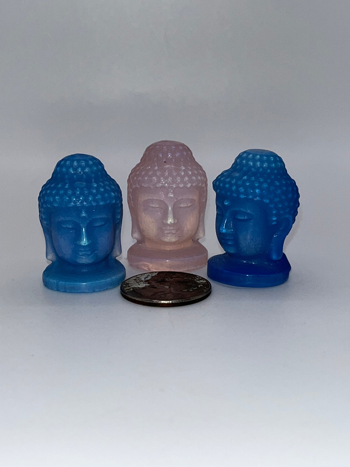 Opalite Buddha Bust Carving