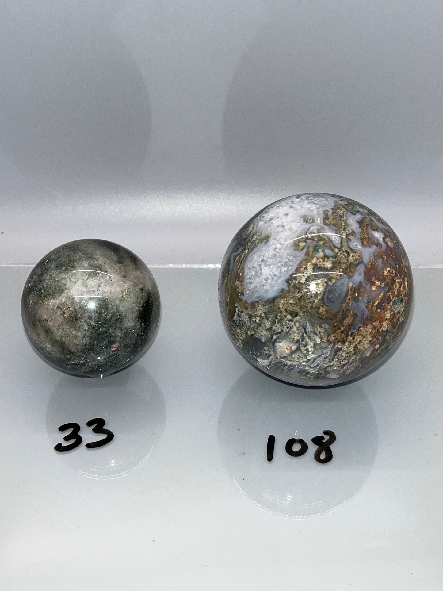 Moss Agate Spheres