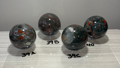 Bloodstone Spheres