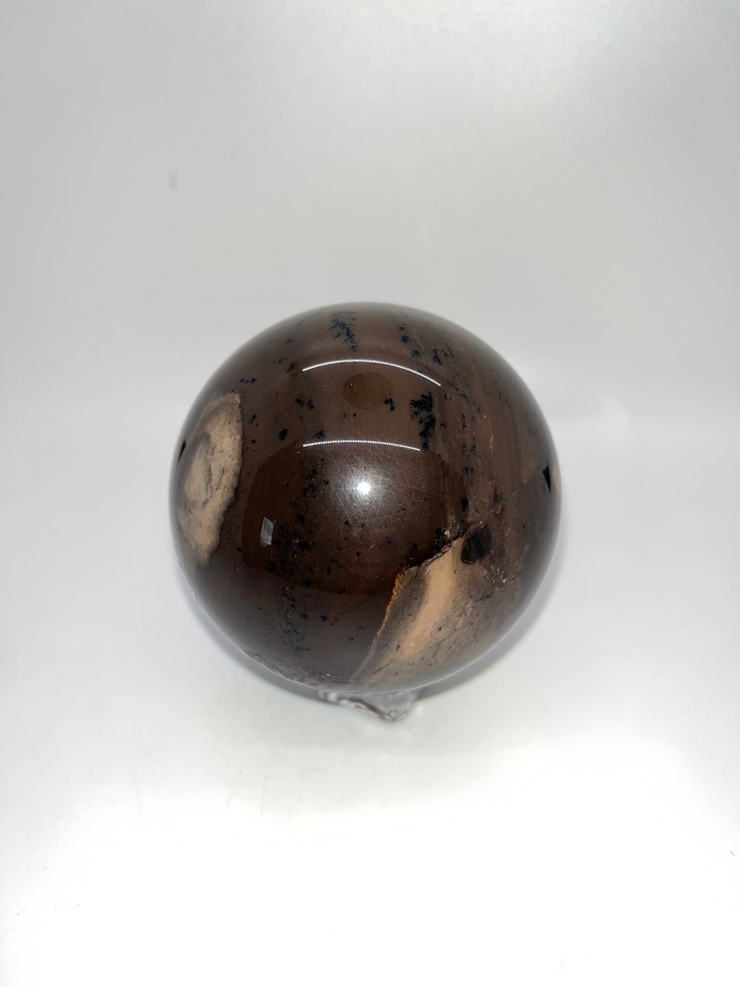 Brown Agate Sphere, 83mm