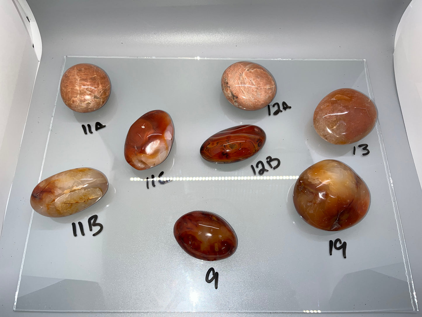 Carnelian Palm Stone