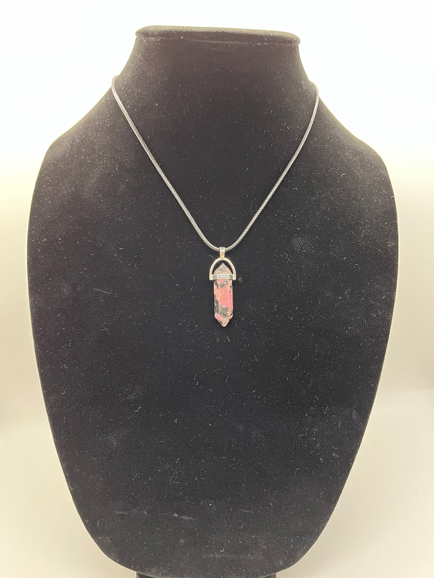 Rhodonite Pendant Necklace