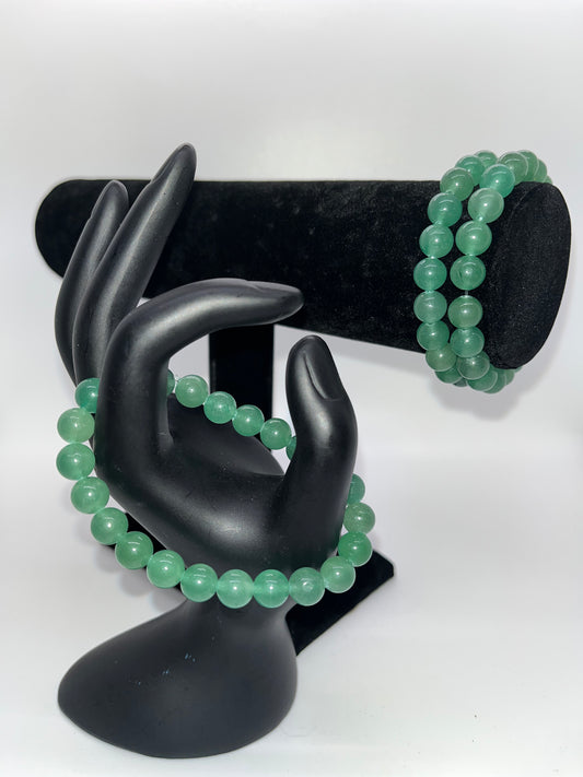 Green Aventurine Bracelet, 8mm