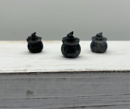 Sodalite Mini Pumpkin Carvings