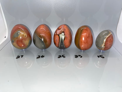 Polychrome Jasper Eggs