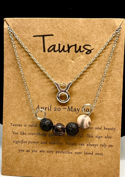 Taurus Zodiac Necklace