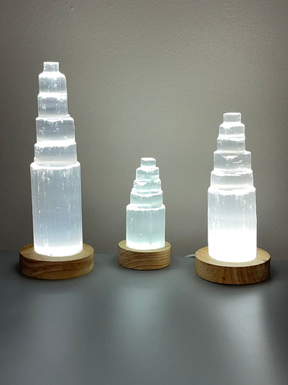 Selenite Lamp